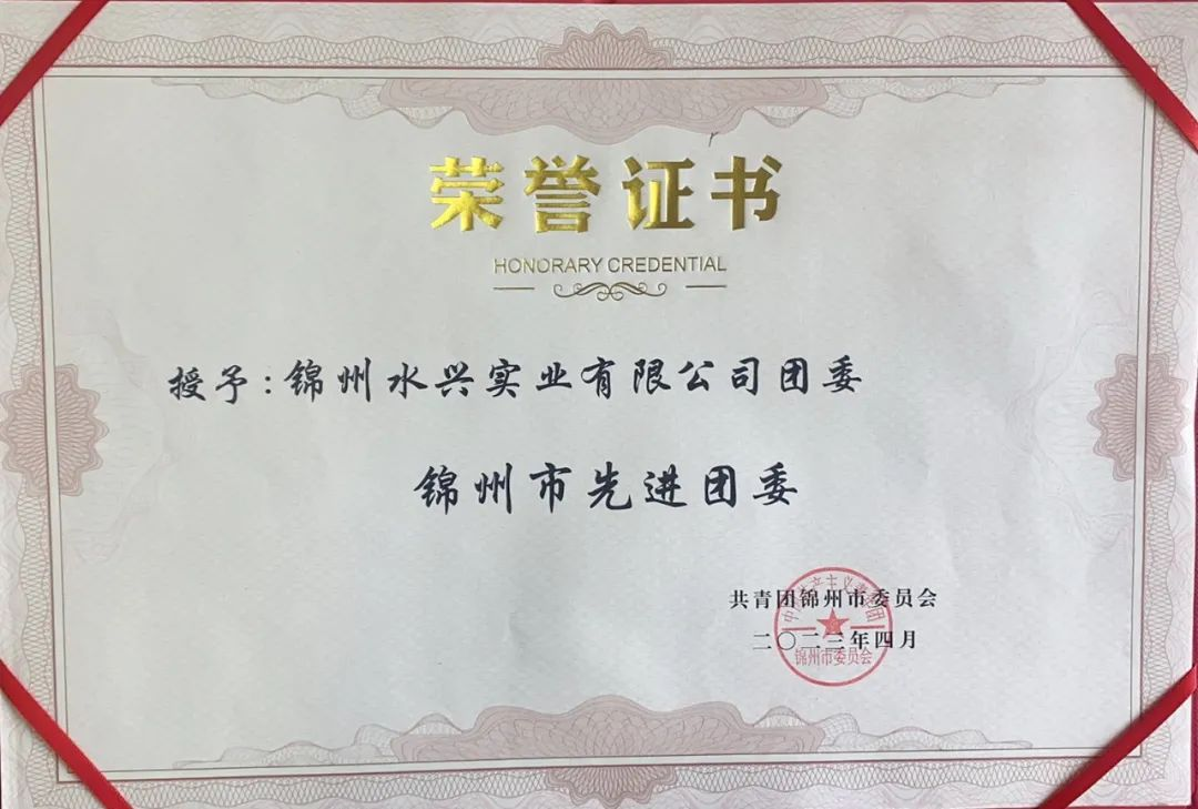 喜報！公司團委榮獲“錦州市先進團委”等多項榮譽