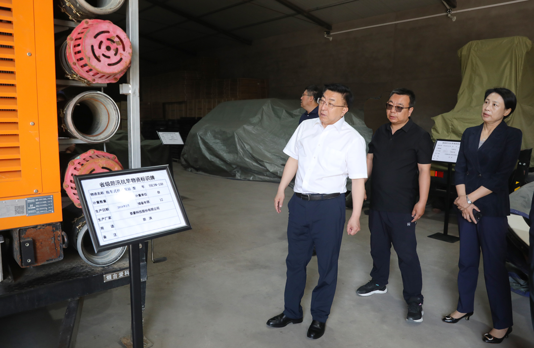 劉克武檢查防汛抗旱工作并巡河強調(diào)：抓細抓實各項措施 確保人民生命安全